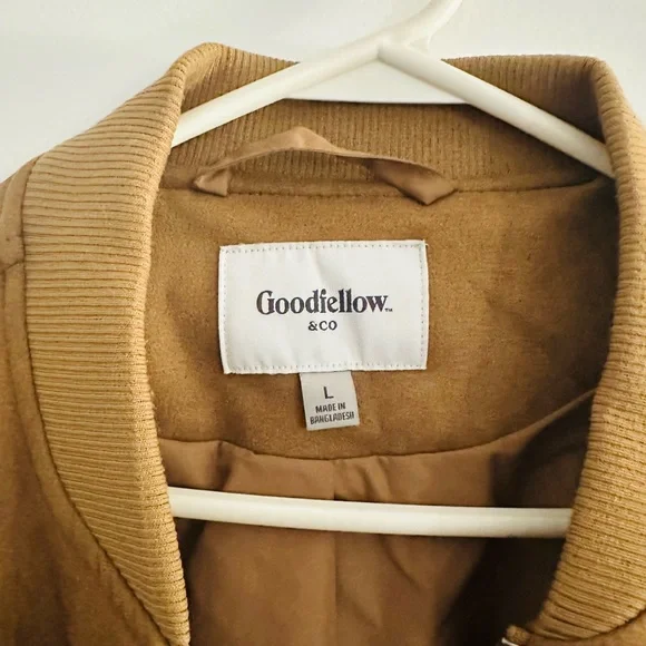 Goodfellow & Co Men's Brown Bomber Jacket - Picture 2 of 3